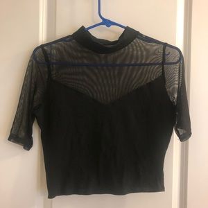 Mesh t shirt top